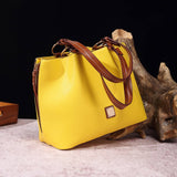 RETRO PEBBLE LITCHI GRAIN TEXTURE SHOULDER BAG_CWAB0926