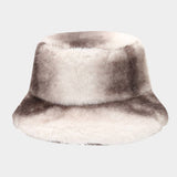 Women¡¯S Fuzzy Plush Bucket Hat Winter Warm_Cwah04785