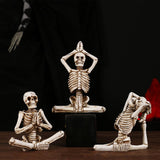 SCARY YOGA SKELETON HALLOWEEN GARDEN DECOR_CWAJE5298