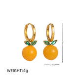 FRESH FRUIT VEGGIE 18K GOLD PLATED EARRINGS_CWAJE5067