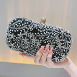 TEMPERAMENT NICHE HANDMADE BEADED PEARL BAG_CWAB2535