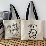 ONE SHOULDER LARGE CAPACITY PRINTED CANVAS BAG_CWAB2192