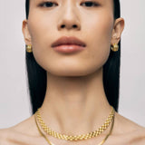 Trendy Irregular Geometric 18K Gold Plated Studs