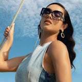 Trendy And Fashionable Curved Lens Sunglasses_Cwasg0740