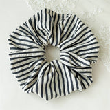 Summer Striped Fabric Hair Tie Retro Forest Style_Cwaha0751