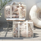 CLEAR PVC BEACH TOTE WATERPROOF TRAVEL BAG_CWAB1915