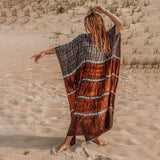 Tie-Dye Viscose Beach Cover-Up Dress_Cwmm6148