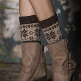 AUTUMN AND WINTER COLOR MATCHING CHRISTMAS SOCKS_CWMS0755