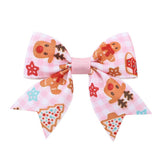 GIRLS XMAS HAIR CLIP WITH REINDEER SNOW_CWAHA6693