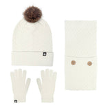 COLD PROOF WOOL BALL KNITTED THREE PIECE SUIT_CWMM2870