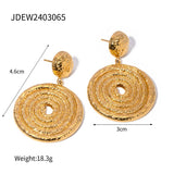 NICHE TEMPERAMENT HAMMER EARRINGS_CWAJE1799