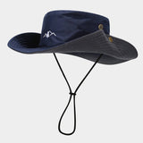 Uv Protection Outdoor Sun Hat With Chin Strap_Cwah3800