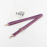 NEW EMBROIDERED REPLACEABLE ADJUSTABLE BAG STRAP_CWMM1051