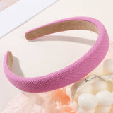 PLAID PATTERN HAIR HOOP_CWAHA0225