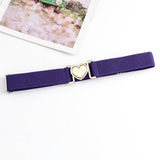 LOVE ALLOY ELASTIC BAND ELASTIC WOVEN CANVAS BELT_CWABE0680