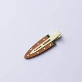 METAL CARROT HAIR CLIP NO CREASE SIDE BANG PIN_CWAHA2625