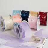 STARRY SKY PLEATED YARN HANDMADE DIY RIBBON_CWMM5760