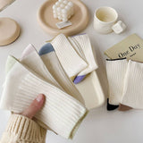 AUTUMN AND WINTER COLOR MATCHING MID CALF SOCKS_CWMS0902