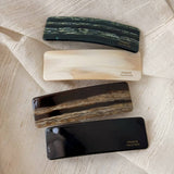 Square Spring Hair Clip Retro Minimal Style_Cwaha07944