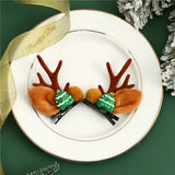 CHRISTMAS CUTE ELK ANTLERS HAIRPIN_CWAHA2747