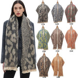 NEW JACQUARD LEOPARD PRINT SCARF FOR FALL WINTER_CWASC0875
