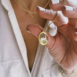 NEW HANDMADE RABBIT ELEMENT PAINTED NECKLACE_CWAJE1584