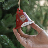 Cwmm10397_Vintage Christmas Painted Metal Bell Ornaments