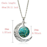 HOLLOW OUT MOON GEM PENDANT NECKLACE_CWAJE0705