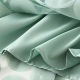 3D POLKA DOT TULLE A LINE FLARED MIDI SKIRT_CWBMS0379