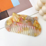 10CM ACETATE CARTOON COMB COLORFUL HAIR COMB_CWMM6440