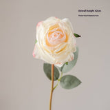 PREMIUM BURNT EDGE ROSE ARTIFICIAL FLOWER BOUQUET_CWMM6469