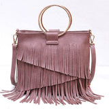 Women Fashion Tassel Clutches Shoulder Bag_Cwab0798