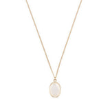 FASHION SIMPLE OVAL PENDANT NECKLACE_CWAJE1998
