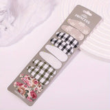 FLORAL EMBROIDERED BB CLIP SET FRESH CUTE_CWAHA6703