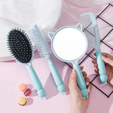 CARTOON RABBIT MIRROR COMB SET OF 4_CWMM0921