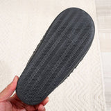 HALLOWEEN SPIDER WEB EMBROIDERED COTTON SLIPPERS_CWSHS0757