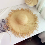 NEW TASSEL EDGE SUNSCREEN SHADING FASHIONSTRAW HAT_CWAH1170