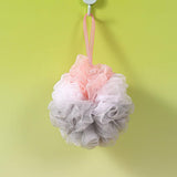 BATH POUF TRIO OF BATH FLOWERS FOAM BATH BALL_CWMM3369