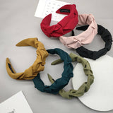 SIMPLE AND FRESH PLEATED HEADBAND_CWAHA2593