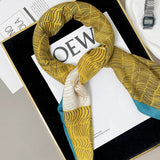 Velvet Wool Scarf Elegant Floral Pattern Wrap_Cwasc0904