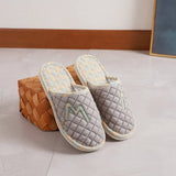 THICK COTTON PVC SOLE SILENT COUPLE SLIPPERS_CWSHF0211