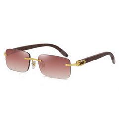 FRAMELESS ORIGINAL WOOD LEG SLINGSHOT SUNGLASSES_CWASG0623