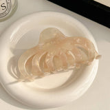 Vintage Pumpkin Acetate Hair Claw Clip For Women
