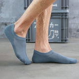 MENS SOLID COLOR COTTON MESH INVISIBLE SOCKS_CWMS2029