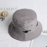 Cwah1519_Solid Color Casual Reversible Sunscreen Bucket Hat