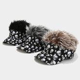 HALLOWEEN SKULL PERSONALIZED WIG BASEBALL CAP_CWAB2928