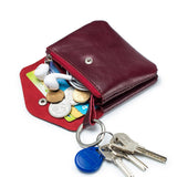 MINI LEATHER RETRO OIL WAX LEATHER WALLET CARD BAG_CWAB3880