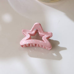 Cwaha07435_Ink Star Small Hair Claw Clip For Women