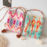ETHNIC STYLE COTTON CROSSBODY PHONE BAG_CWAB5583