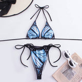 2 PIECE BIKINI SWIMSUIT WITH BUTTERFLY DESIGN PRINT_CWMW0178